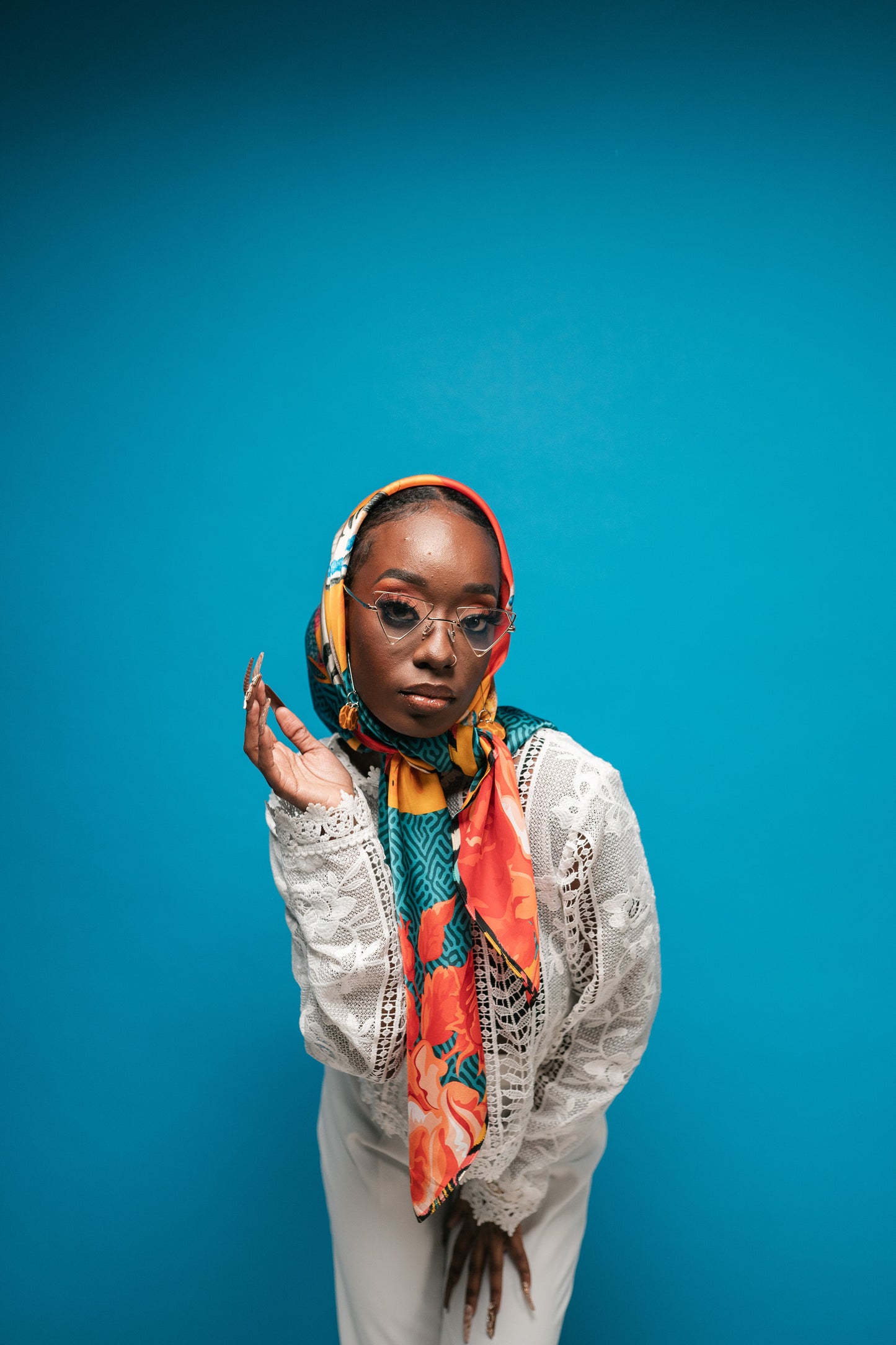 "KALEIDOSCOPE" Silk Scarf